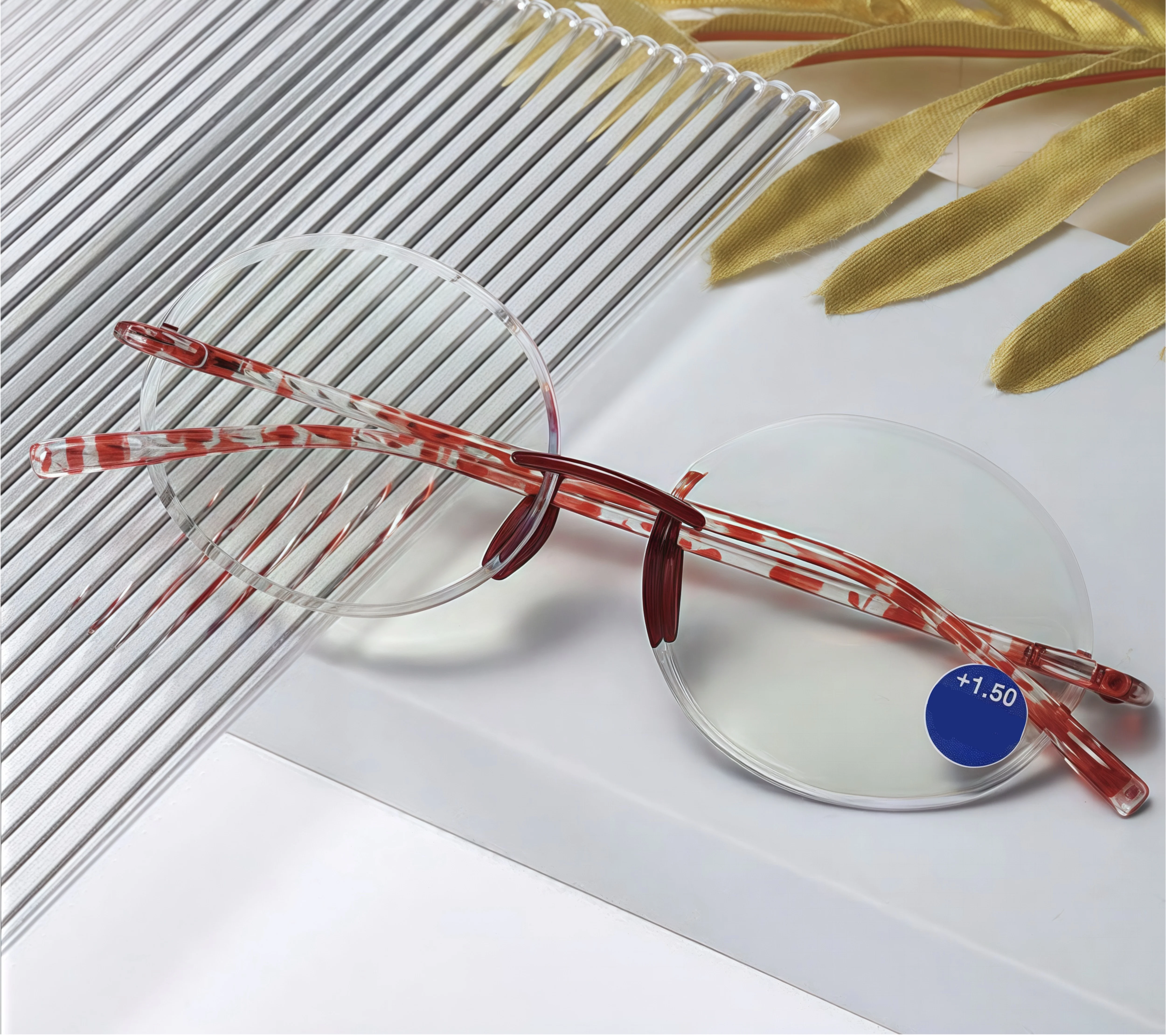 Lightweight Rimless Reading Glasses - Unisex Fashion