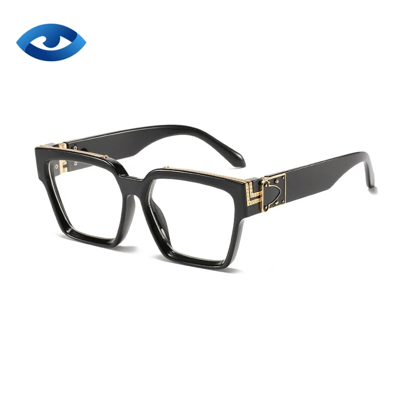 Luxury Men's Red Square Frame Sunglasses