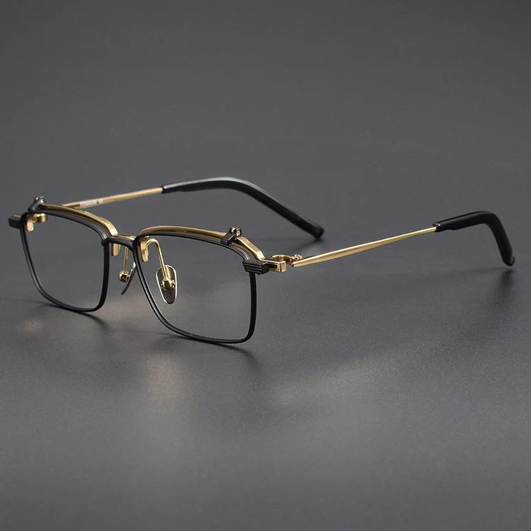 S401T Titanium Full Rim Eyeglasses with Flip-Up Design