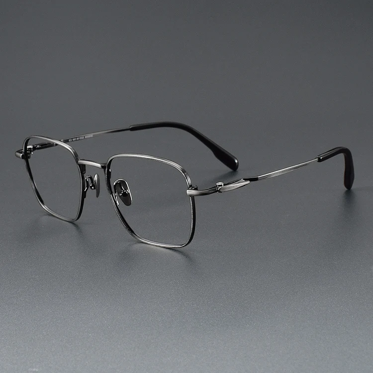 Luxury Titanium Eyeglasses - Gold, Lightweight & Stylish