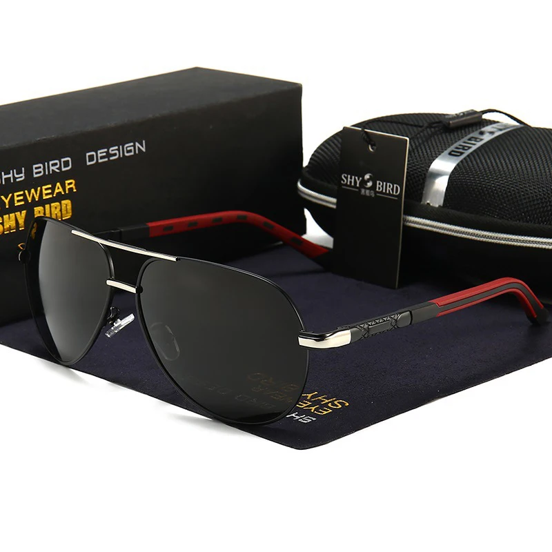 Men's Alloy Framed Polarized Toad Sunglasses