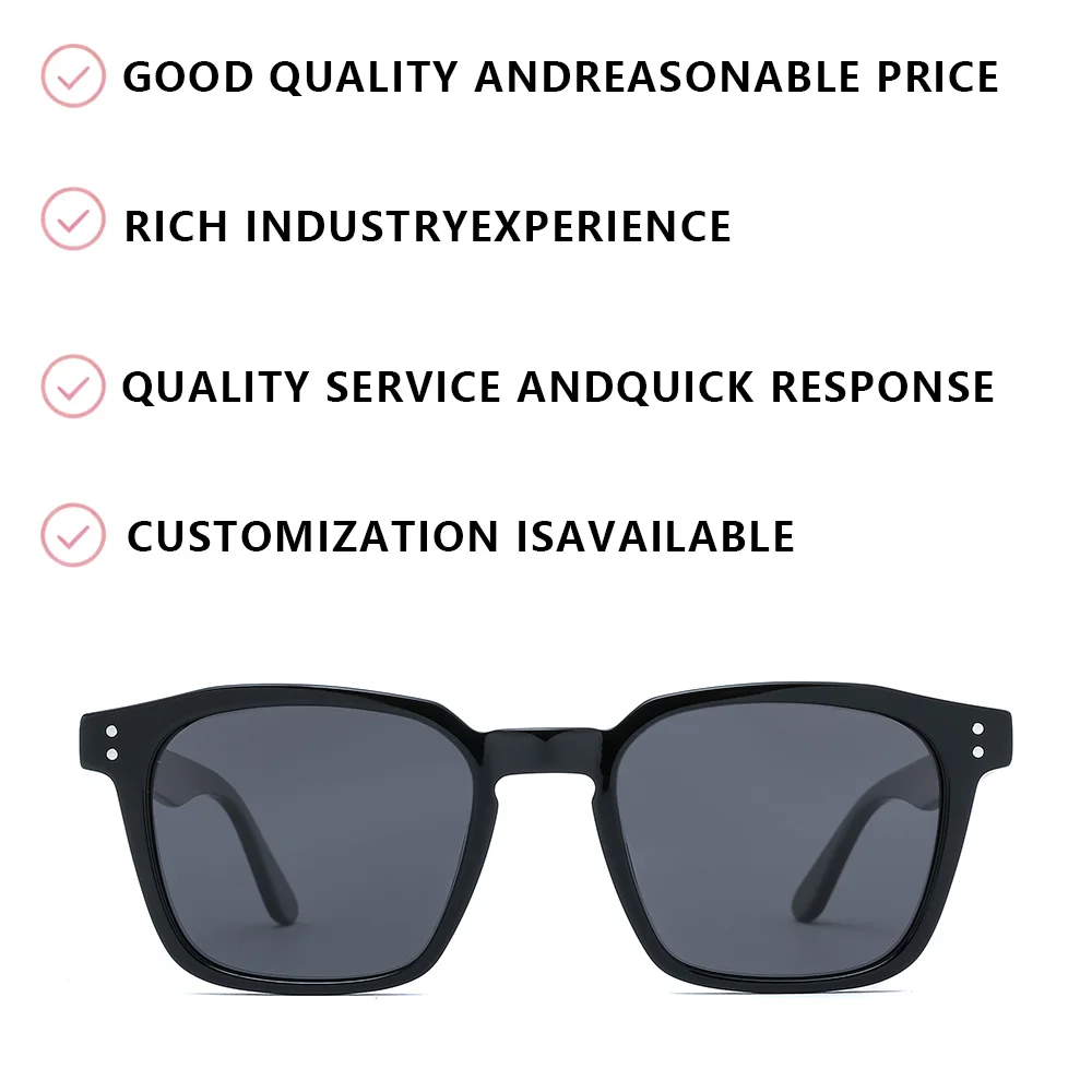 Custom Logo & Acetate Sunglasses - Unisex & Stylish