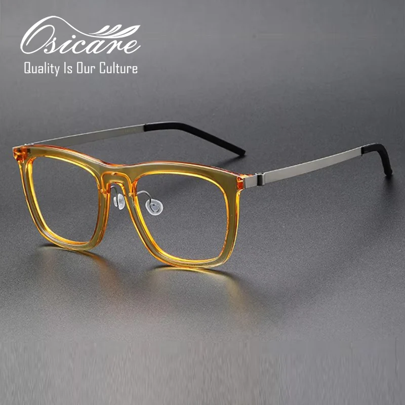 Luxury Acetate & Titanium Optical Frames for Men
