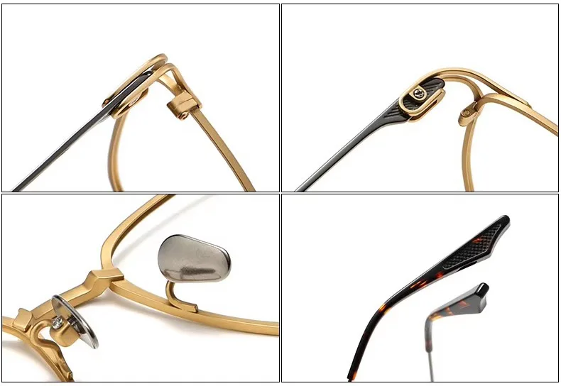 Osciare Model 80999 Vintage Titanium Eyeglasses