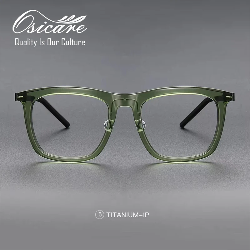 Luxury Acetate & Titanium Optical Frames for Men