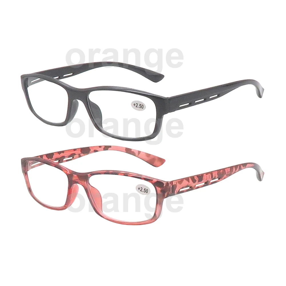 Retro Orange Reading Glasses for Men & Women