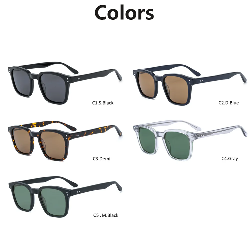 Custom Logo & Acetate Sunglasses - Unisex & Stylish