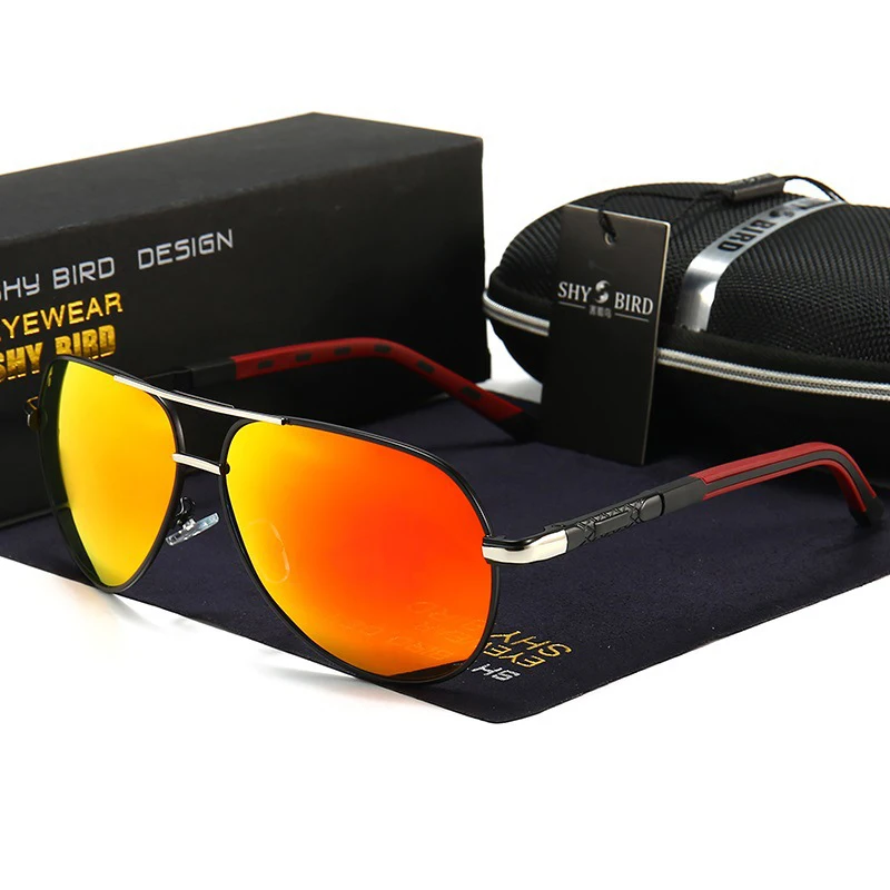 Men's Alloy Framed Polarized Toad Sunglasses