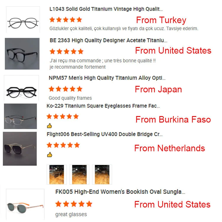 Luxury Titanium Round Eyeglasses - Gold