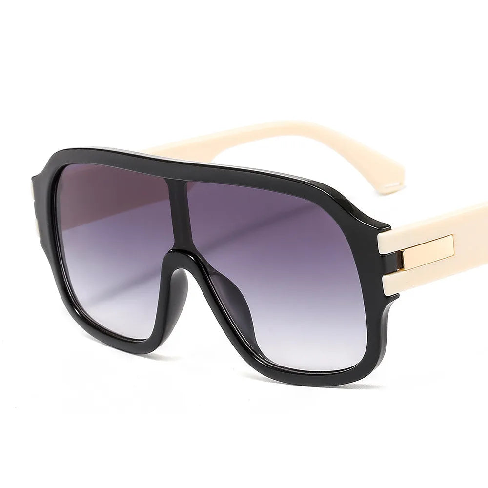 GWTNN OEM Oculos De Sol Women Men One Piece Big Frame UV400 Fashion Oversized Square Sunglasses - Image 5