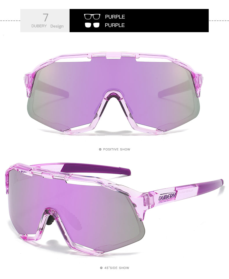 High Quality Men's Sports pink Sunglasses - Image 3