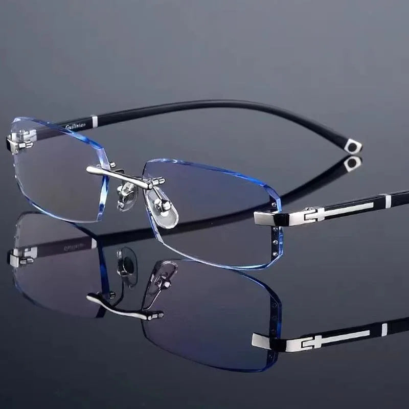 Rimless Anti-Blue Light Reading Glasses
