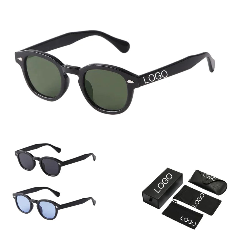 MOSI Vintage Tortoiseshell Round Sunglasses Unisex Retro Style