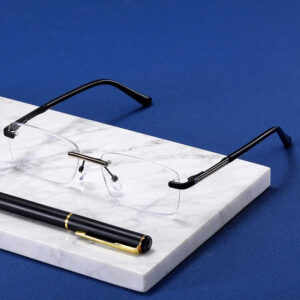 Partagas Rimless Blue Light Blocking Glasses for Men