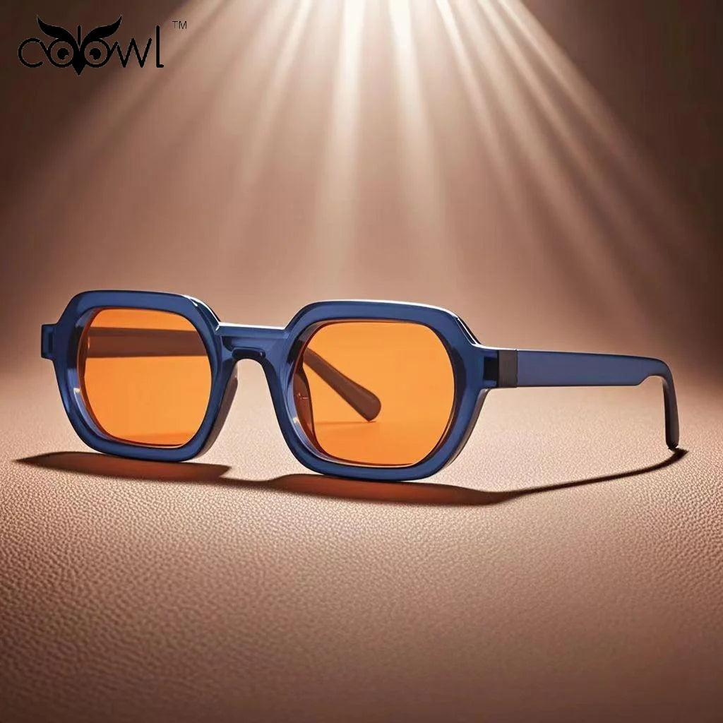 Unisex UV400 Square Sunglasses - Lightweight, Vintage Style