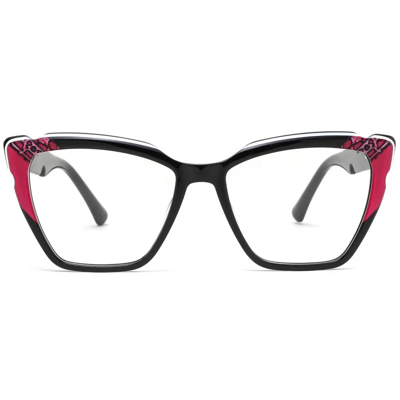Unisex Acetate Prescription Glasses - Classic Style, Bold Colors