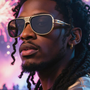 Partagas Men's Punk Aviator Sunglasses UV400