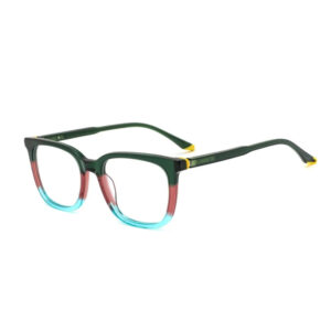 Unisex Square Acetate Eyeglasses Frame - 4 Colors