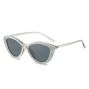 Cat Eye Rhinestone Sunglasses Women