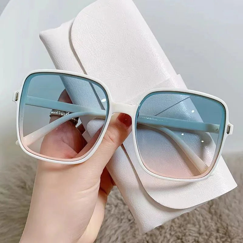 Trendy Square Frame UV400 Sunglasses for Women