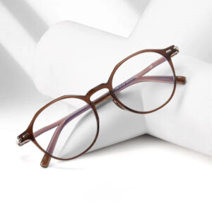 Retro TR90 Anti-Blue Light Glasses Frame for Myopia, 49mm