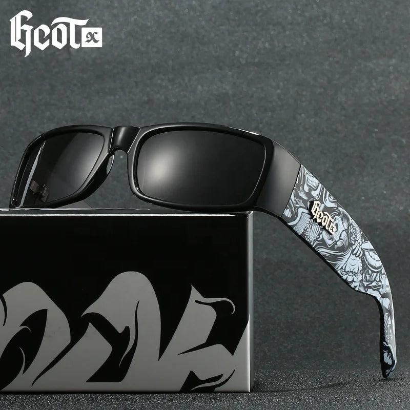 Dubery Polarized West Coast Hip Hop Sunglasses for Men