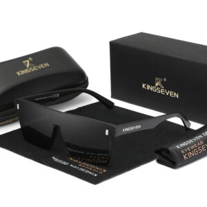 KINGSEVEN UV400 Square Sunglasses for Men & Women
