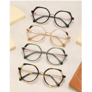 Unisex Acetate-Metal Optical Glasses Frame EM2077