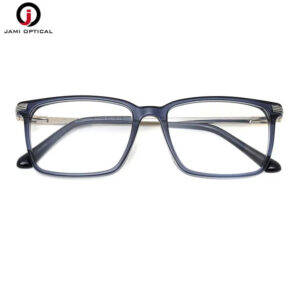 New Wholesale Acetate Eyewear Flexible Hinge Spectacle Frames Glasses for Men Square Optical Frames Custom Logo Eyeglasses