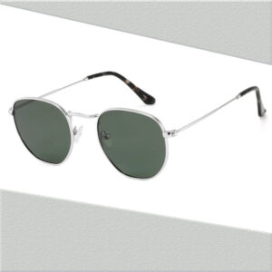 Round Metal Sunglasses with TAC1.1 Polarized Lenses