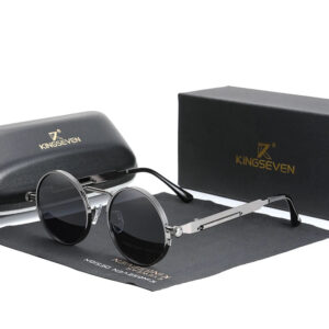 KINGSEVEN Men's Steampunk Polarized Sunglasses Vintage Designer 7579