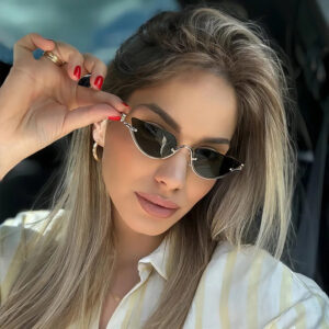 Women's Luxury Rimless Designer Sunglasses