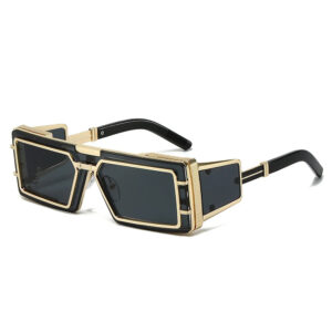 Steampunk Square Frame Sunglasses