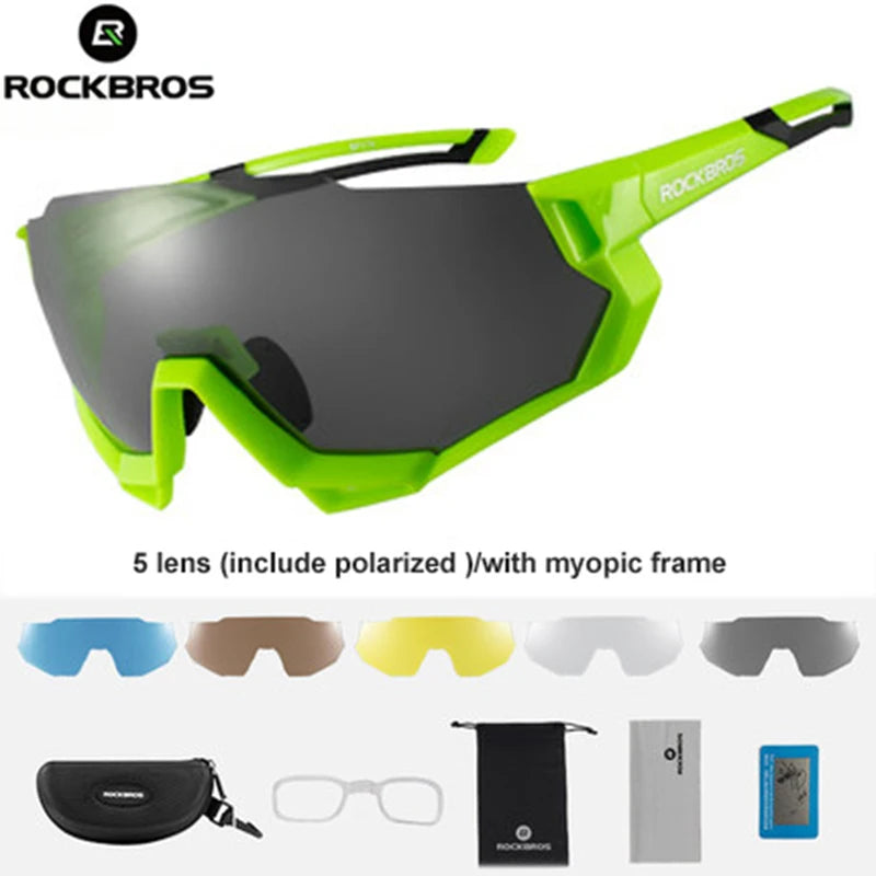 ROCKBROS Polarized Windproof Cycling Sunglasses - Image 12