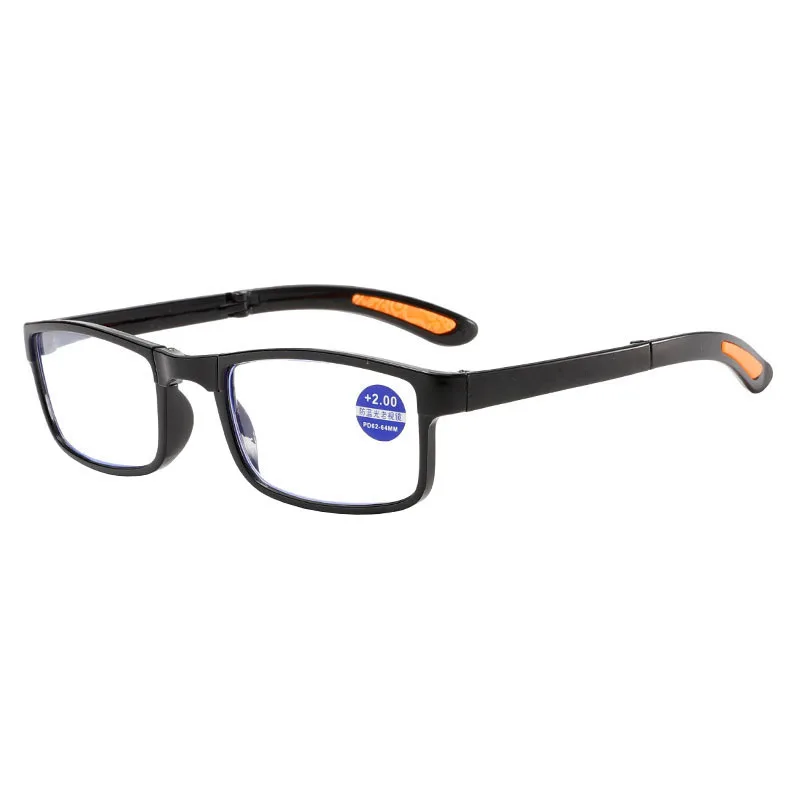 Folding Orange Reading Glasses - Unisex & Fashionable