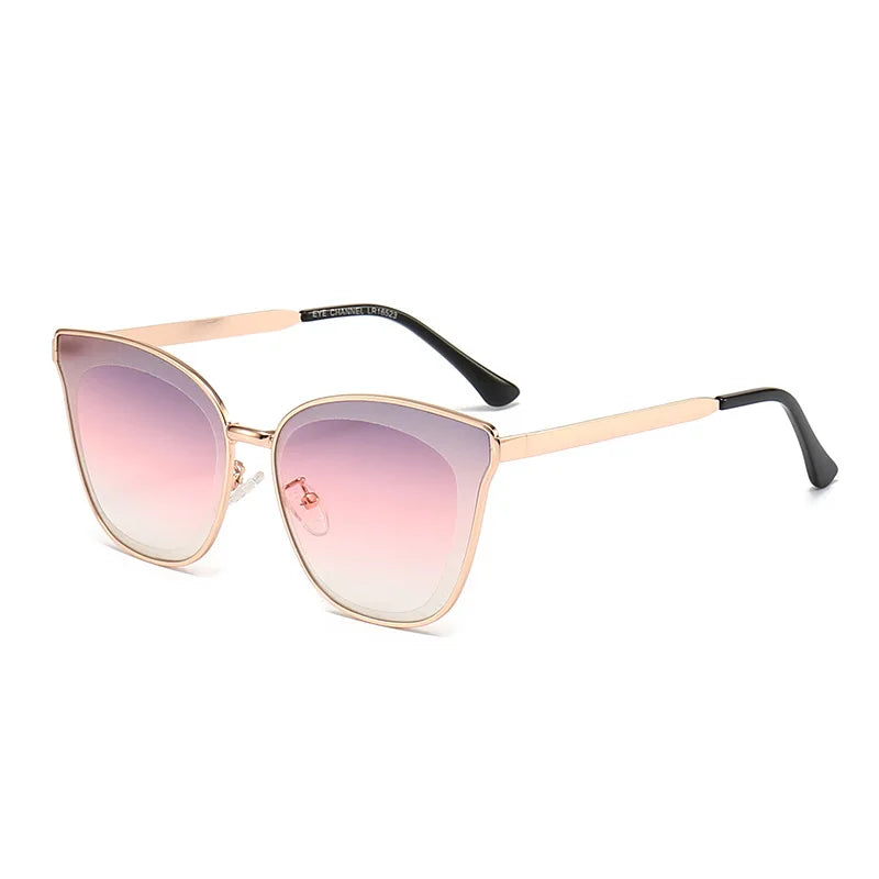 Gradient Cat Eye Butterfly Sunglasses - Image 14