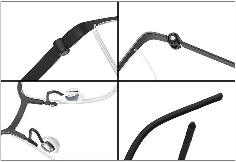 Premium Titanium Designer Eyeglasses for Men - Image 4