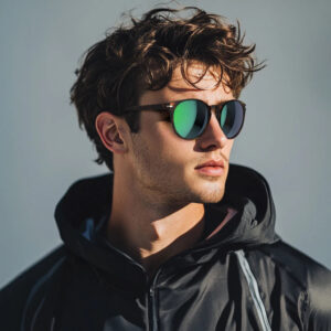 Custom Polarized TR90  Round Sunglasses