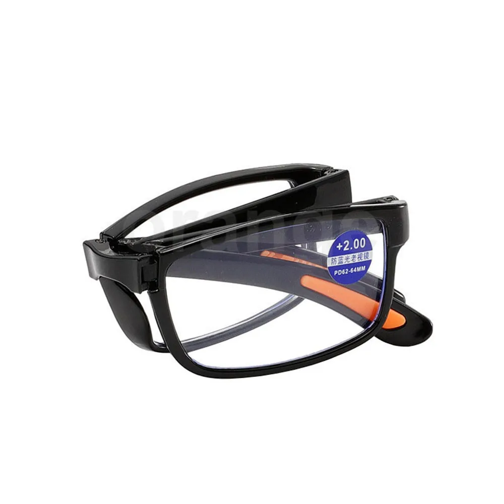 Folding Orange Reading Glasses - Unisex & Fashionable