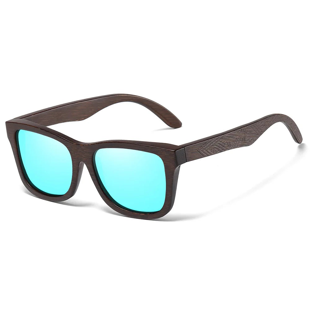 Wood Frame Polarized Sunglasses - Image 13