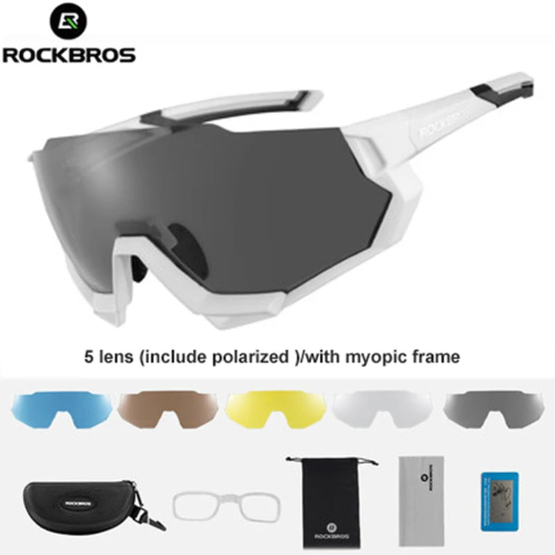 ROCKBROS Polarized Windproof Cycling Sunglasses - Image 11