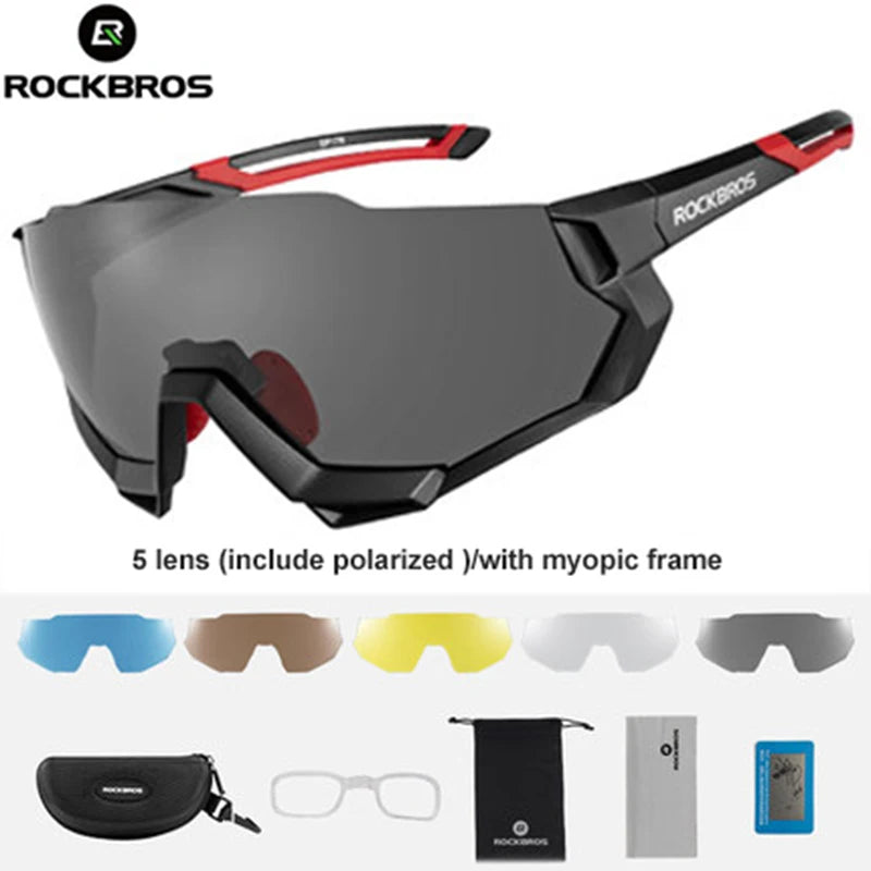 ROCKBROS Polarized Windproof Cycling Sunglasses - Image 10